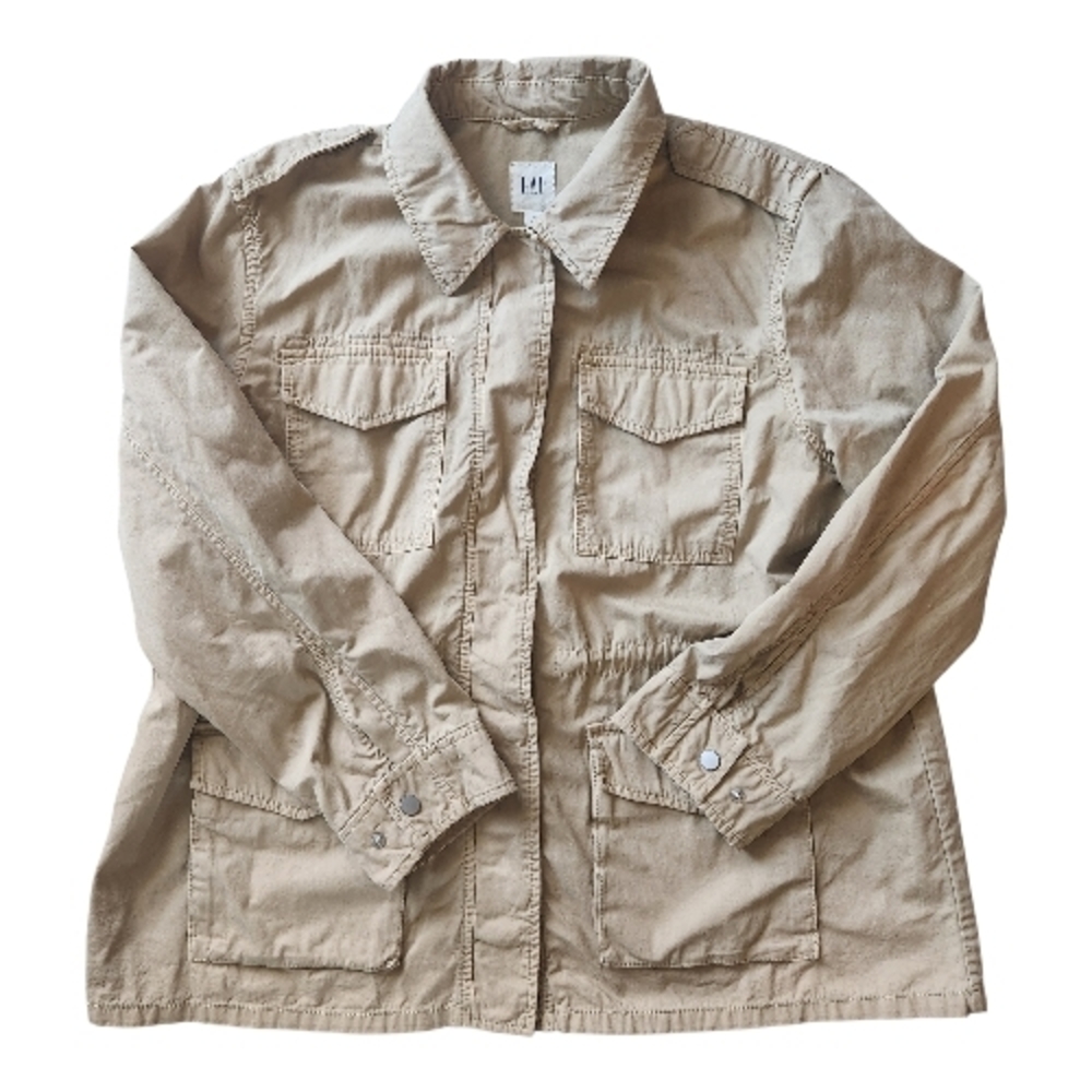 Gap Lightweight Beige Utility Jacket - image 1